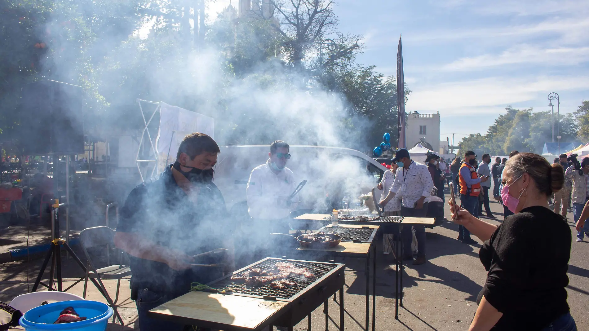 Carne asada familiar apoyo bomberos blvd Hidalgo - Mike Acosta (8)